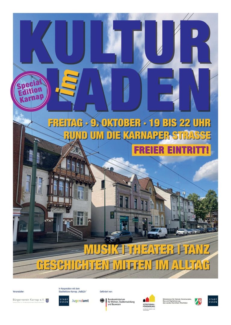 Plakat Kultur im Laden