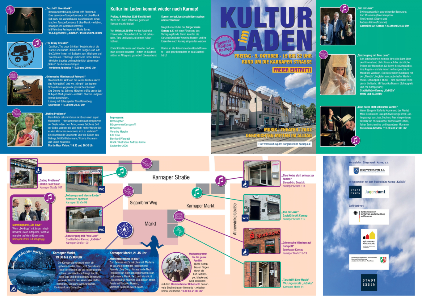 Flyer Kultur im Laden